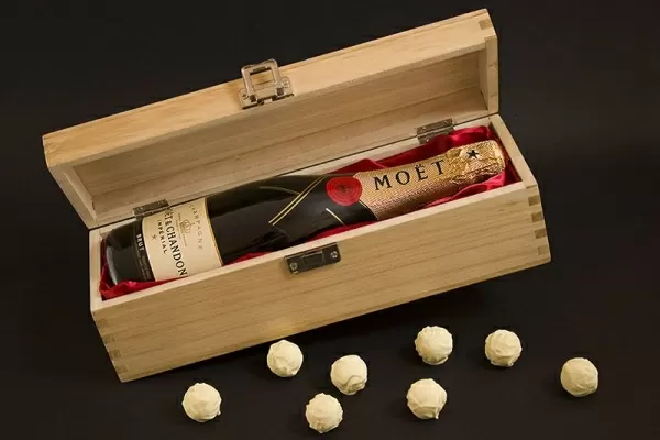 Moet With Champagne Truffles