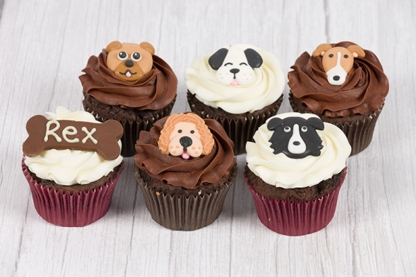 From the Dog Pawsome Cupcakes