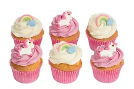 Rainbow Unicorn Cupcakes - Box of 6 