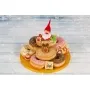 Santas Christmas Donut Stack