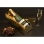 Nicolas Feuillatte Brut Champagne in an Embossed, Gold Ingot Shaped Gift Box