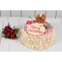 Strawberry Christmas Cake