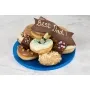 Donut Stack with Brownies and Liqueurs