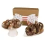 Assorted Doughnuts and Swirled Strawberries
