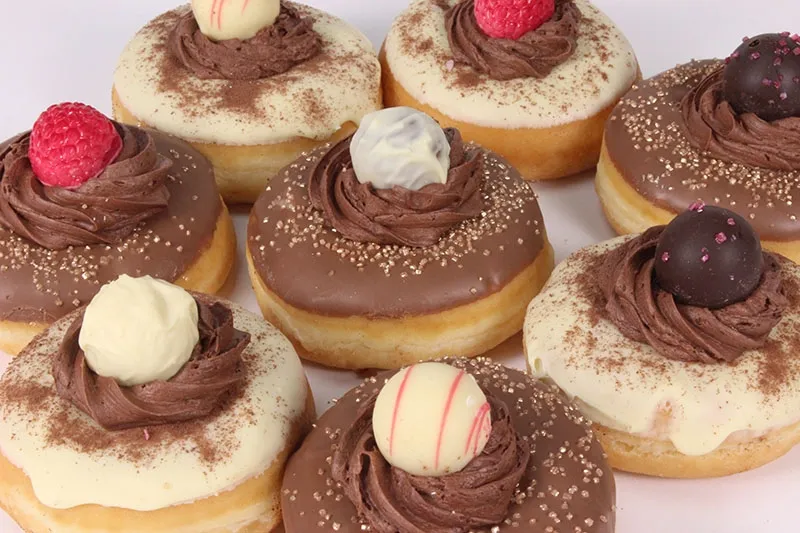 Belgian Chocolates Variety Doughnuts - Box