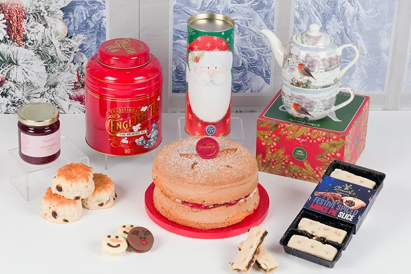 Christmas Celebration Afternoon Tea Gift Box