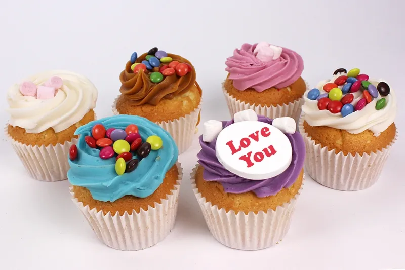 Personalised Mallows and Martys Cupcakes