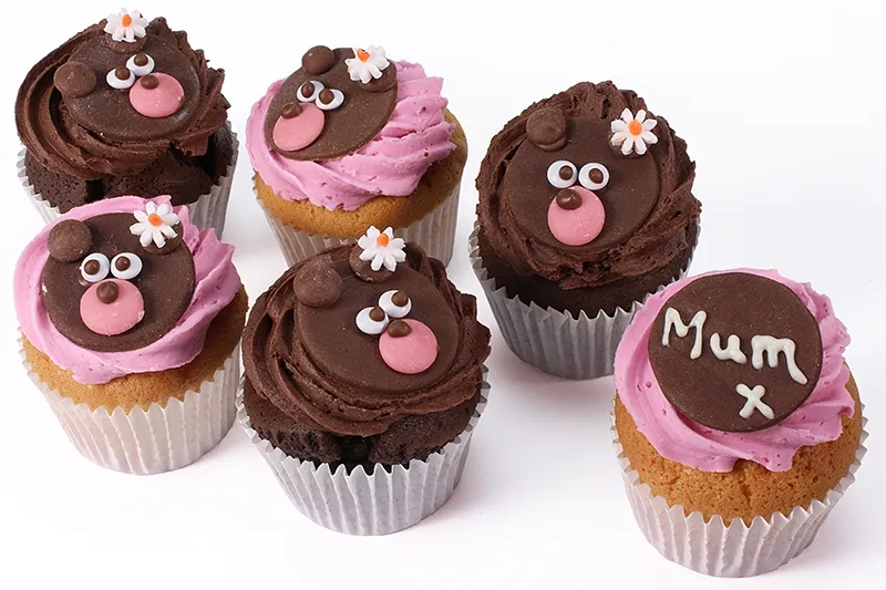 Mummy Bear Cupcakes