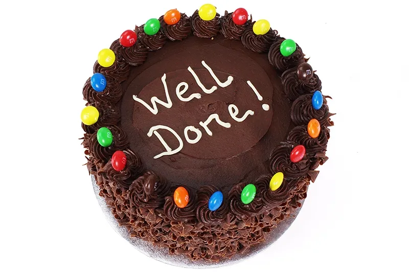 M&Ms Surprise Indulgence Cake