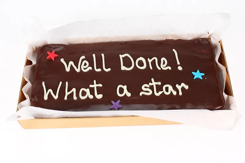 Your Message Brownie Box