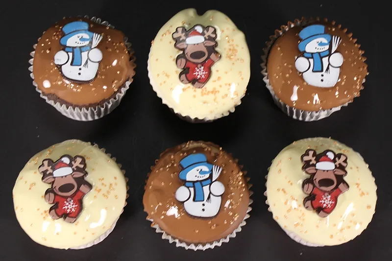 Winter Sparkle Cupcakes