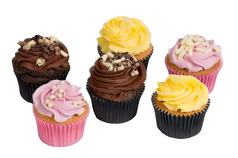 Strawberry, Lemon and Chocolate Selection Cupcakes