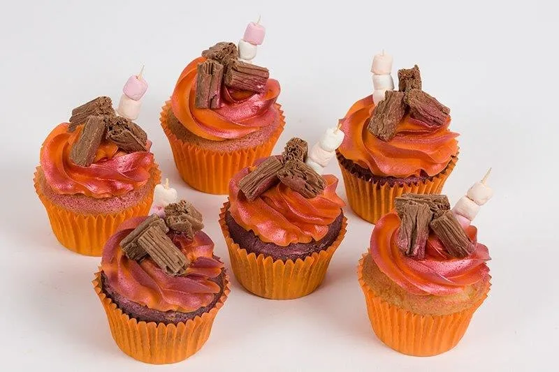 Bonfire Cupcakes