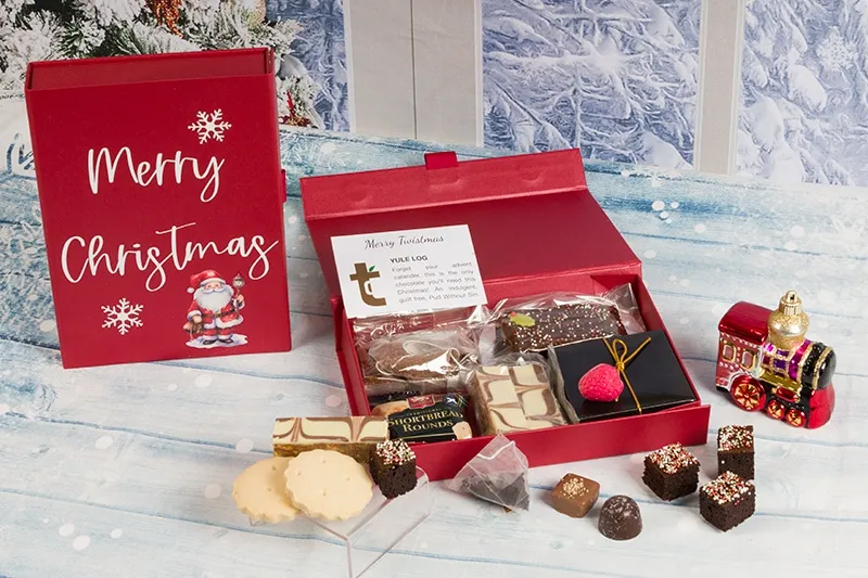 Christmas Card Tea Box