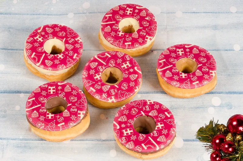 Christmas Nordic Theme Doughnuts 