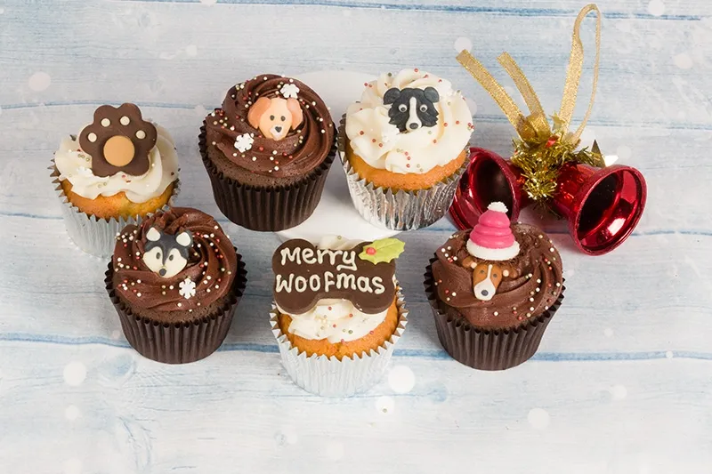 Merry Woofmas From the Dog Cupcakes