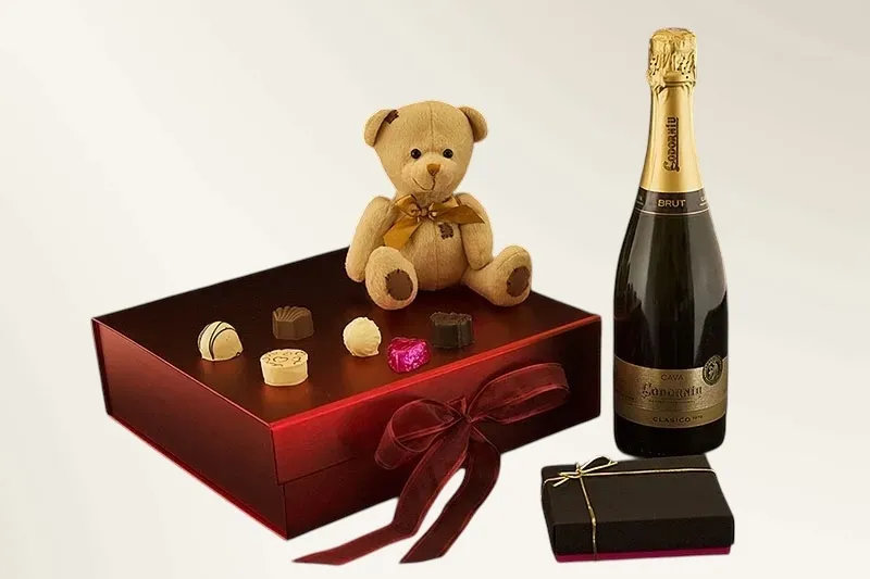 Sparkling Teddy Surprise Gift