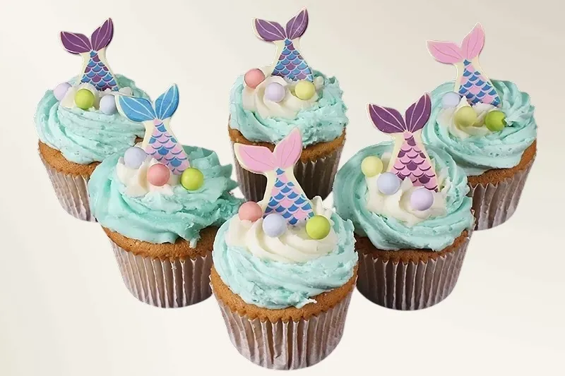 Under the Sea Mermaid Cupcakes