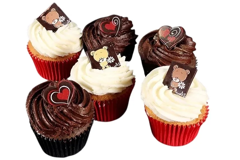 Forget Me Not Cupcakes - Mixed Box of 6