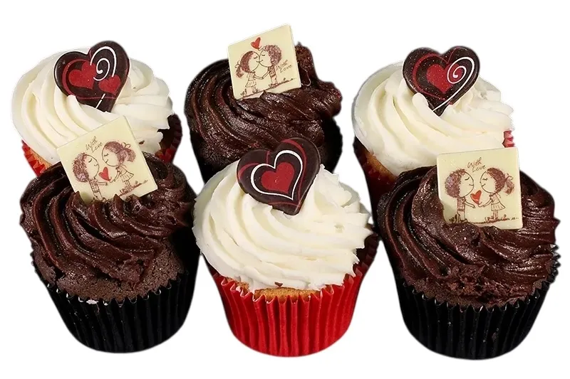 Love You Cupcakes - Mixed Box of 6