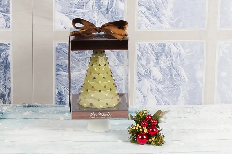 La Perla Pistachio White Chocolate Christmas Tree