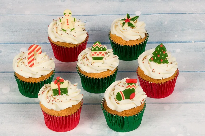 Deck The Halls Cupcakes