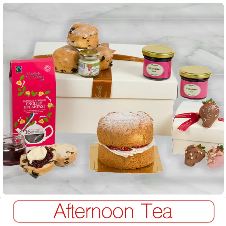 Delicious Afternoon Teas delivered directly for you to enjoy 