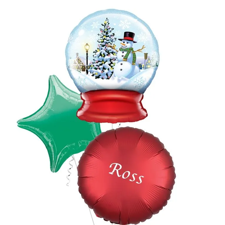 Snow Globe Supershape Balloon