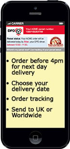 delivery info