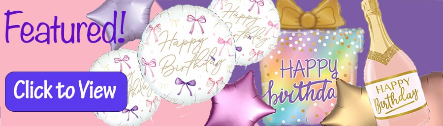 Boys Balloons Banner